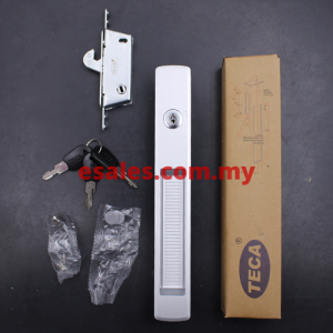Teca J6-N Silver Aluminium Door Lock - Image 5
