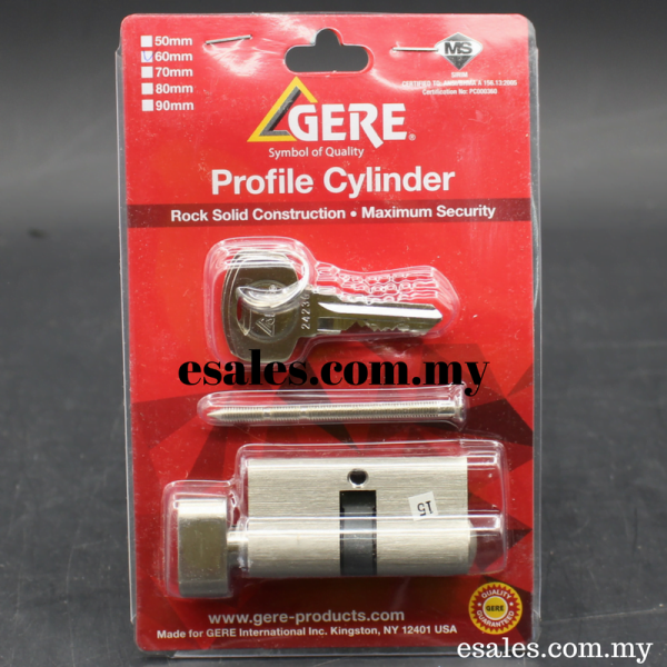 GERE GC601S-M26D Profile Cylinder - Image 5