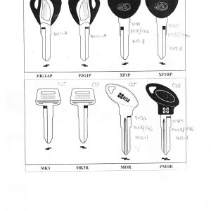 Car Key Blanks C46