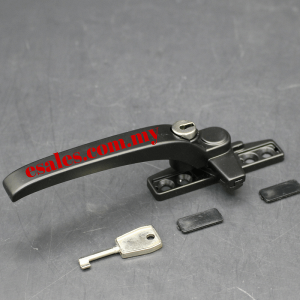 Kenwa 426 with Key, Left, Black Casement Handle Window Handle - Image 3