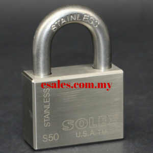 SOLEX S50-KA03 Marine Grade SUS304 Stainless Steel Padlock - Image 2