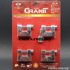 GERE GRANIT CL91604KA Armoured Padlock - Image 3