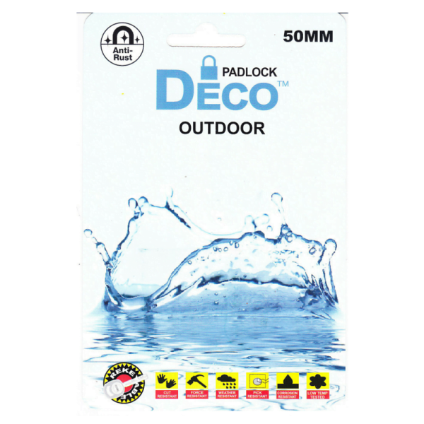 DECO DAR405KA OUTDOOR PADLOCK - Image 3