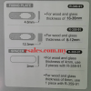 CL Cyber Lock R-359-91 Fixing Plate for Wood and Glass Thickness of 8-12mm