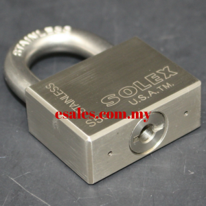 SOLEX S50-KA05 Marine Grade SUS304 Stainless Steel Padlock - Image 3