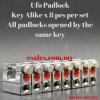 UFO UAT50 x KA08 Armour Heavy Duty Key Alike Padlock
