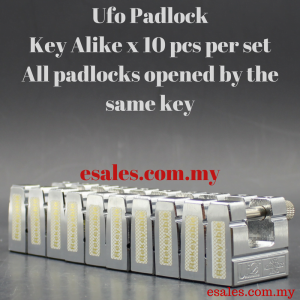 UFO UAT50 x KA10 Armour Heavy Duty Key Alike Padlock - Image 3