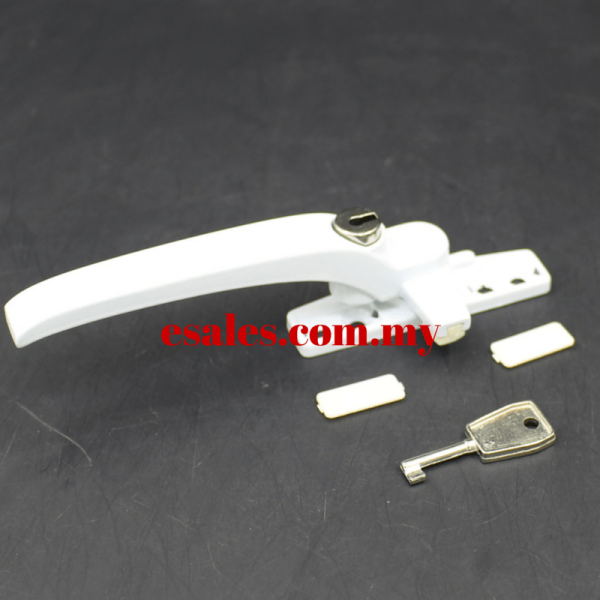Kenwa 426 with Key, Left, White Casement Handle Window Handle - Image 2
