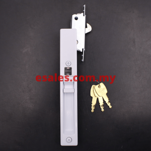 Kenwa J6 White Flush Lock Aluminium Door Lock - Image 4