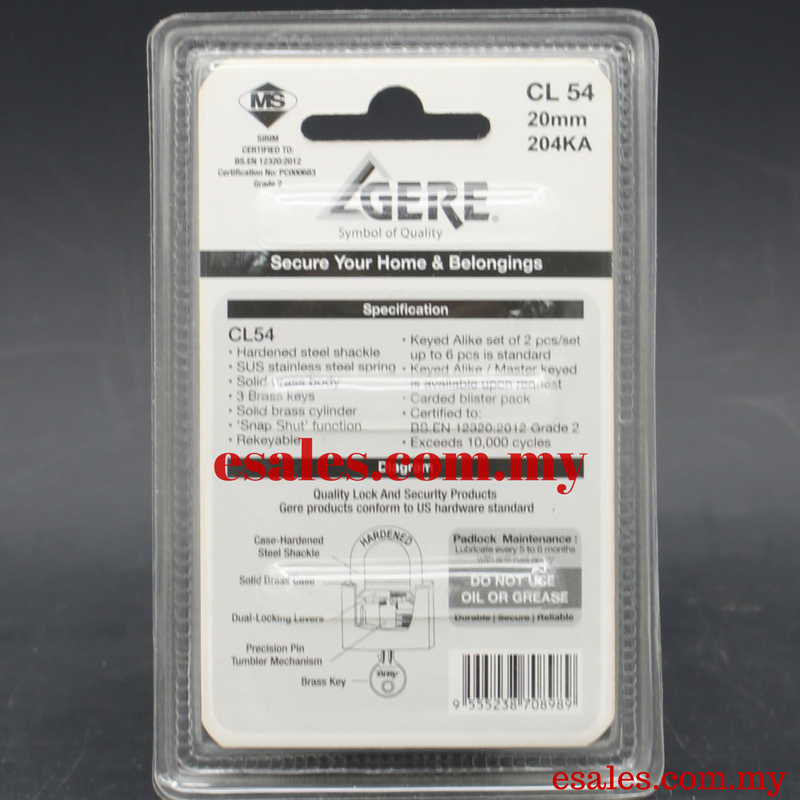 GERE GRANIT CL54204KA Padlock - Image 4
