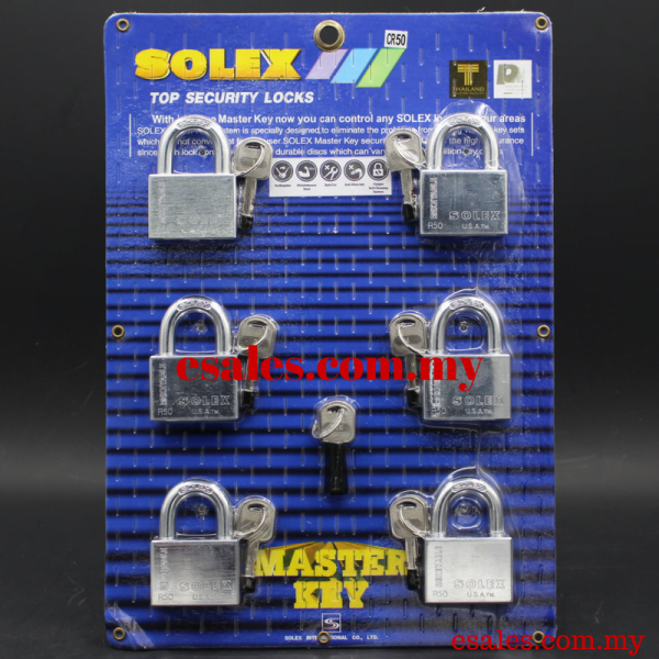 SOLEX R50-CR-MK06 Padlock
