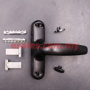 Teca MHD800 Black Multipoint Handle with Double Flat Fork