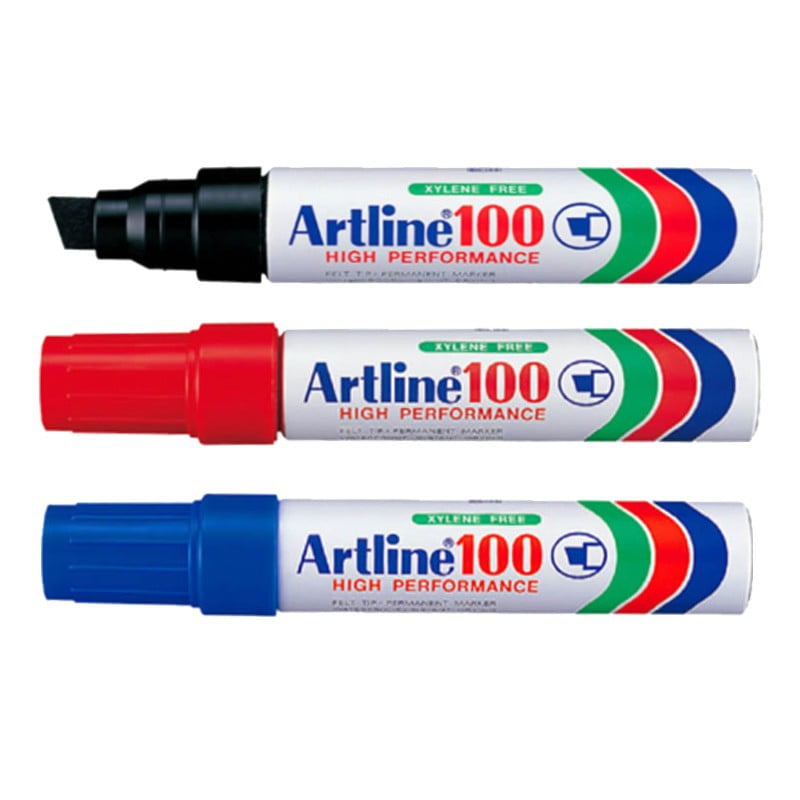 Artline 100 High Performance Permanent Marker EK-100 Black Color