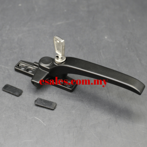 Kenwa 426 with Key, Right, Black Casement Handle Window Handle - Image 3