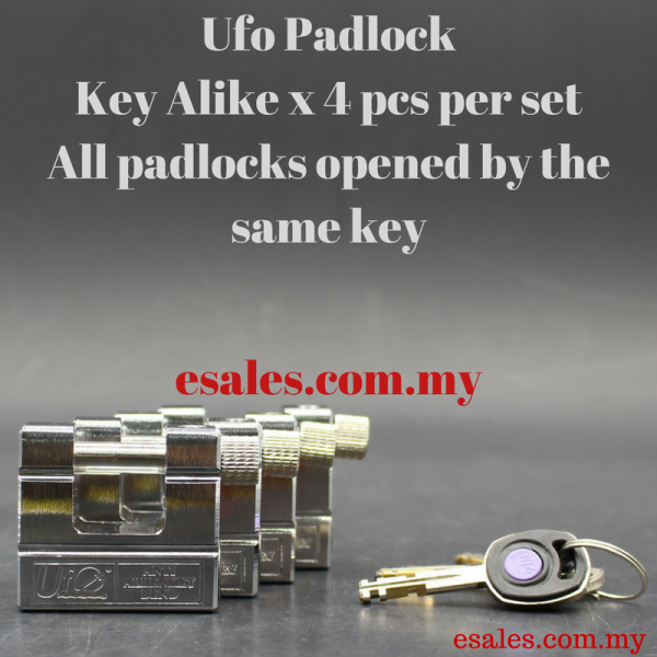 UFO UAT50 x KA04 Armour Heavy Duty Key Alike Padlock - Image 2