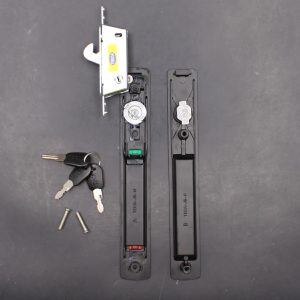 Teca J6-N Black Aluminium Door Lock - Image 3