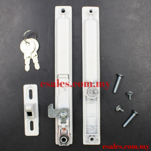 DEKKO A6 25mm White Aluminium Door Lock - Image 3