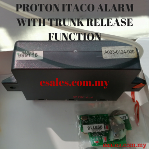PROTON ITACO ALARM 433MHZ WITH TRUNK RELEASE SAGA BLM, FLX, GEN-2, PERSONA w/o Key Shell - Image 5