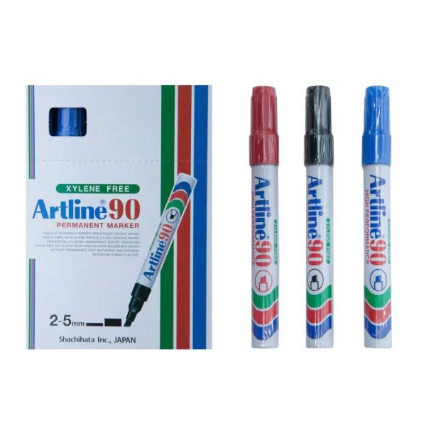 Artline 90 Permanent Marker EK-90 Red Color