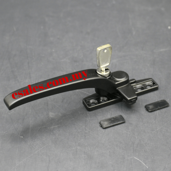 Kenwa 426 with Key, Left, Black Casement Handle Window Handle - Image 4