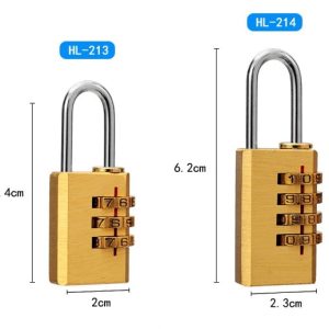 Resettable Combination Luggage Padlock HL-213 - Image 5