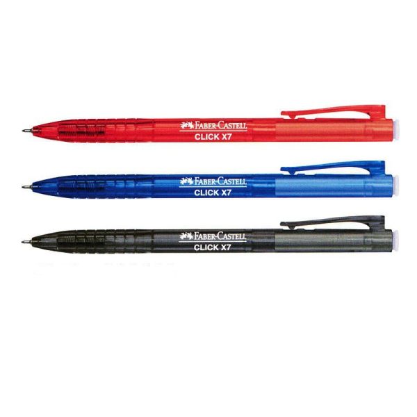 Click X7 Faber-Castell 0.7mm Blue , Red & Black