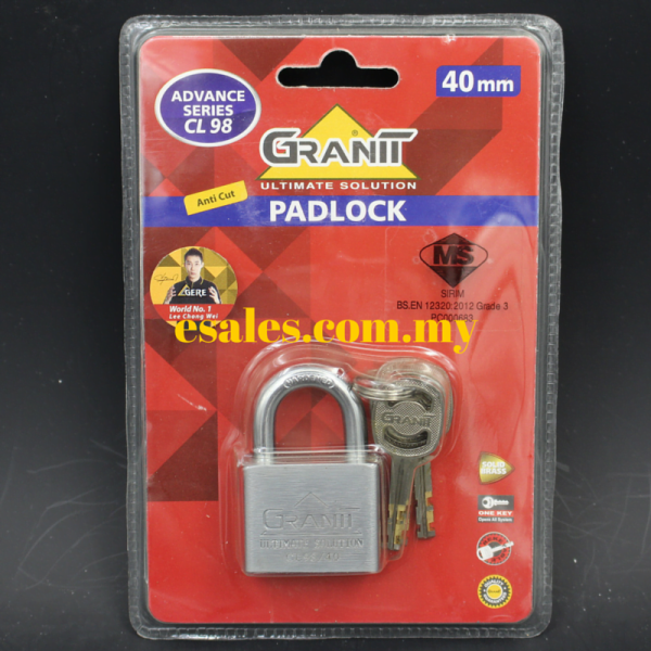 GERE GRANIT CL98401 PADLOCK