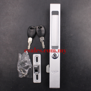 VSP A-6 25mm Silver Aluminium Door Lock - Image 5