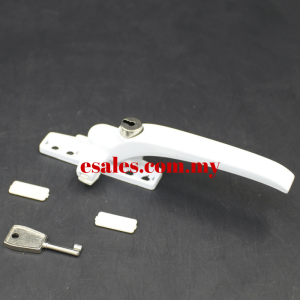Kenwa 426 with Key, Right, White Casement Handle Window Handle - Image 4