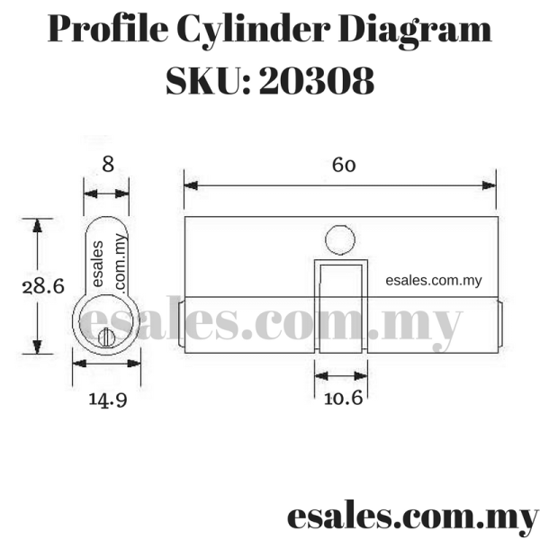 VARRO ML2572SN Profile Cylinder - Image 4