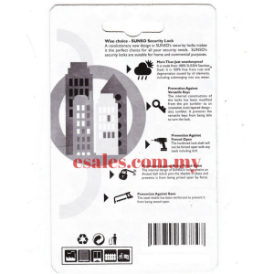 SUNSO SST333-401 Padlock - Image 4