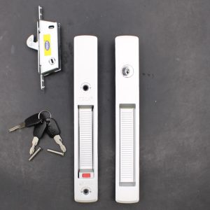 Teca J6-N Silver Aluminium Door Lock - Image 3