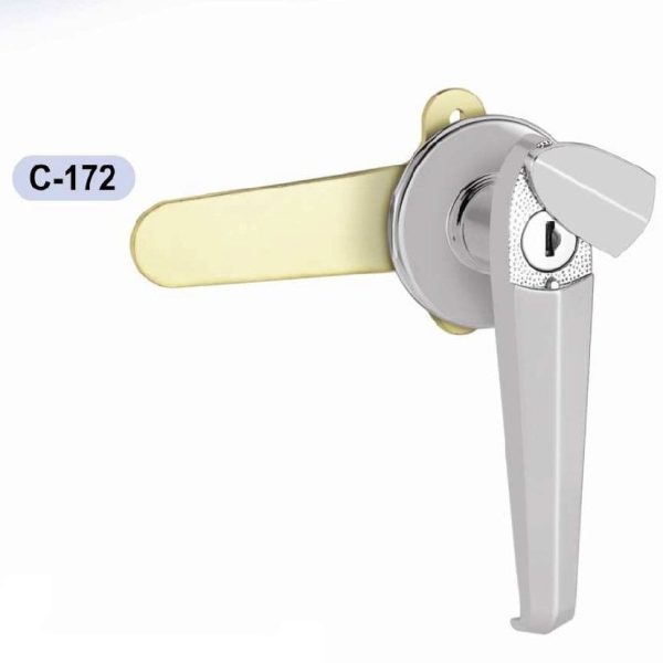 CL Cyber Lock C-172-03 L-Handle With Waterproof Rubber Pad Electrical Panel Lock