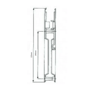 Teca J6-N Bronze Aluminium Door Lock - Image 5
