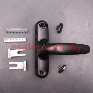 TECA MHD6600 BLACK MULTIPOINT HANDLE WITH DOUBLE U FORK