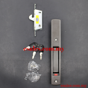Teca J6-N Bronze Aluminium Door Lock - Image 3