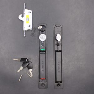 Teca J6-N Black Aluminium Door Lock - Image 5
