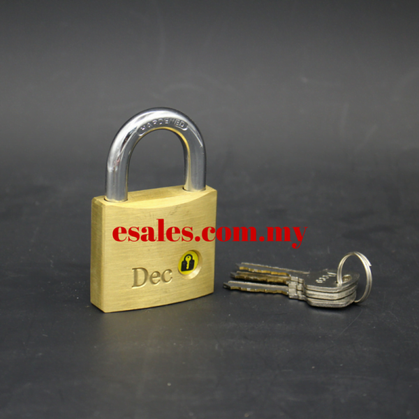 Deco D264 Solid Brass Padlock