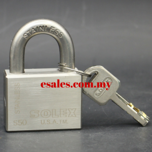 SOLEX S50-KA05 Marine Grade SUS304 Stainless Steel Padlock - Image 4