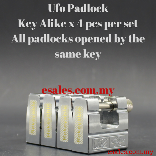 UFO UAT50 x KA04 Armour Heavy Duty Key Alike Padlock - Image 3