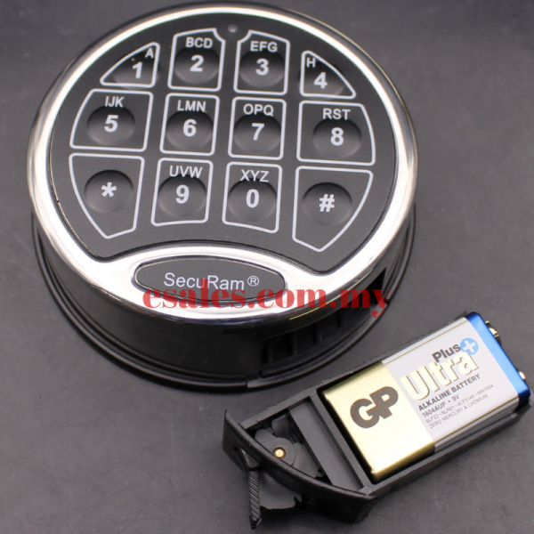 Falcon SecuRam EC-0601A-II SafeLogic High Security Electronic Digital Lock - Image 3