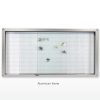 TPE-KPSGC 1404 SLIDING GLASS ALUMINIUM FRAME CABINET WITH KEY PANEL 390 hooks
