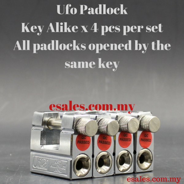 UFO UAT50 x KA04 Armour Heavy Duty Key Alike Padlock