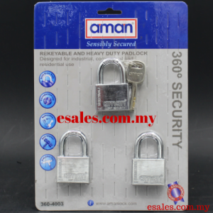 AMAN R40 PADLOCK 360-4003 360º SECURITY - Image 4