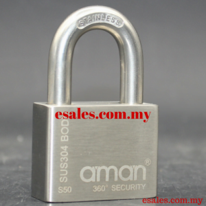 AMAN S50 PADLOCK 304-5002 360º SECURITY ANTI ALLEN KEY PADLOCK - Image 3