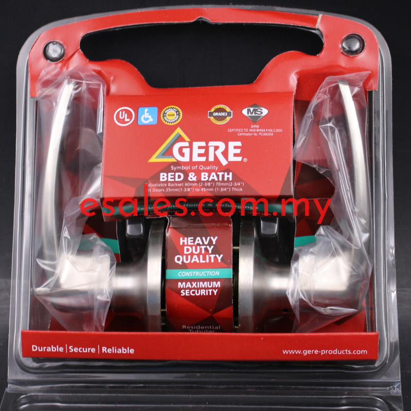 Gere G6512-M26D Heavy Duty Turbular Lever Set - Image 9