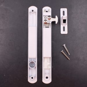 Teca 9112 White Aluminium Sliding Door Lockset - Image 4