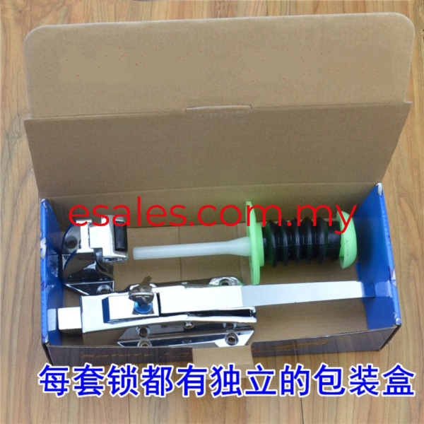 ZHONGWEI XL-1178 90-130mm, 15mm Cam-lift Safety Latch Cold Storage Handle Freezer Room Door Lock - Image 5