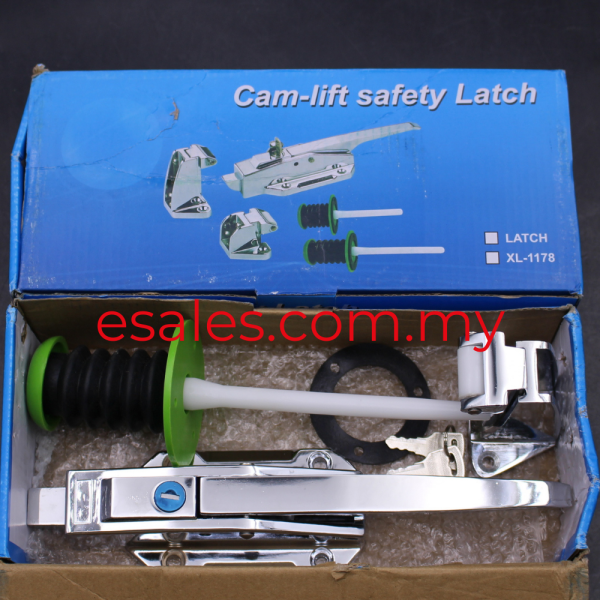 ZHONGWEI XL-1178 90-130mm, 15mm Cam-lift Safety Latch Cold Storage Handle Freezer Room Door Lock - Image 2