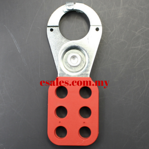 LOTO Safety Lockout Steel Hasp D-K21, 25mm (1in) Jaw Clearance - Image 2